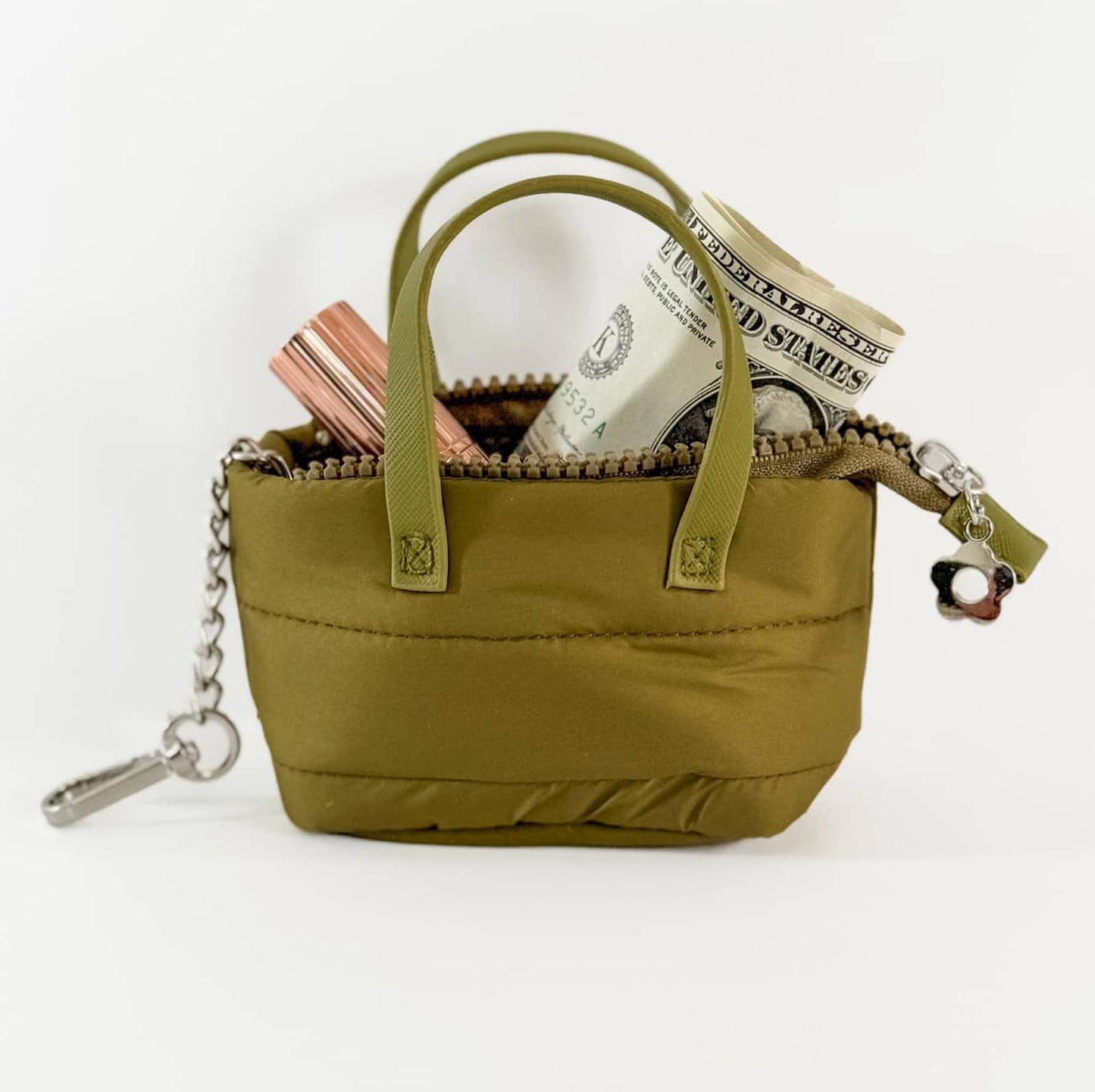 Mini Puff Bag Keychain