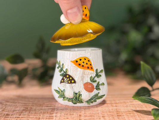 Merry Mushroom-Inspired Trinket Box