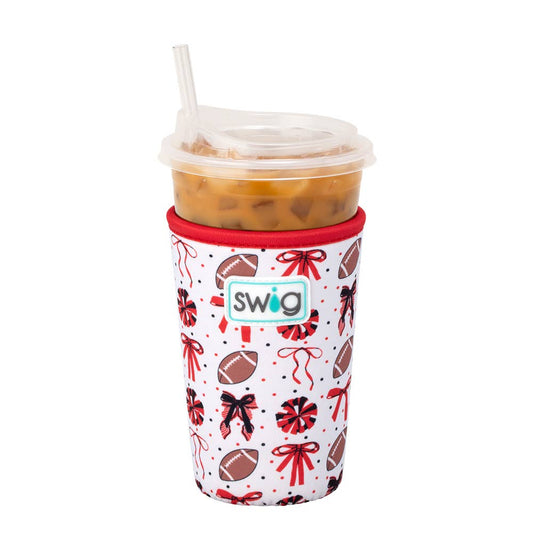We've Got Spirit Black + Red Iced Cup Coolie (Medium)
