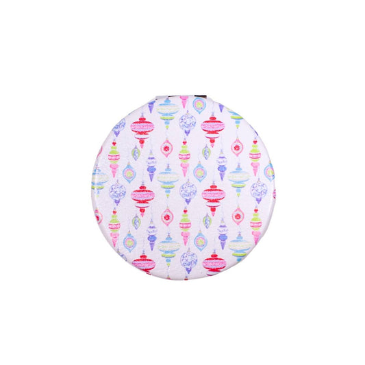 Whimsical Wonders Pocket Mirror   White/Multi   2.75"