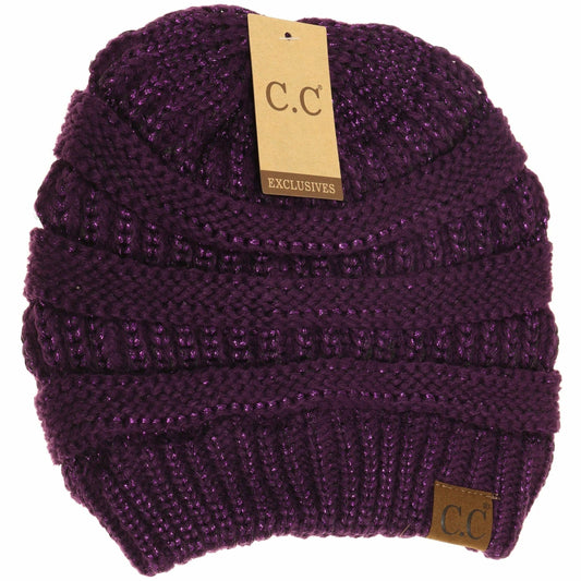 Metallic CC Beanies