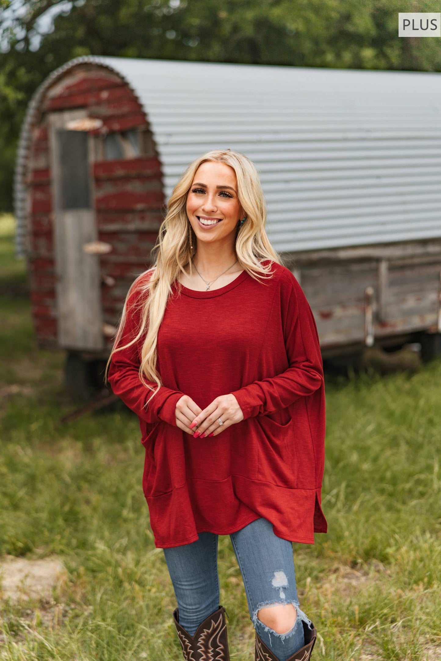 Weekend Ease Pocket Top