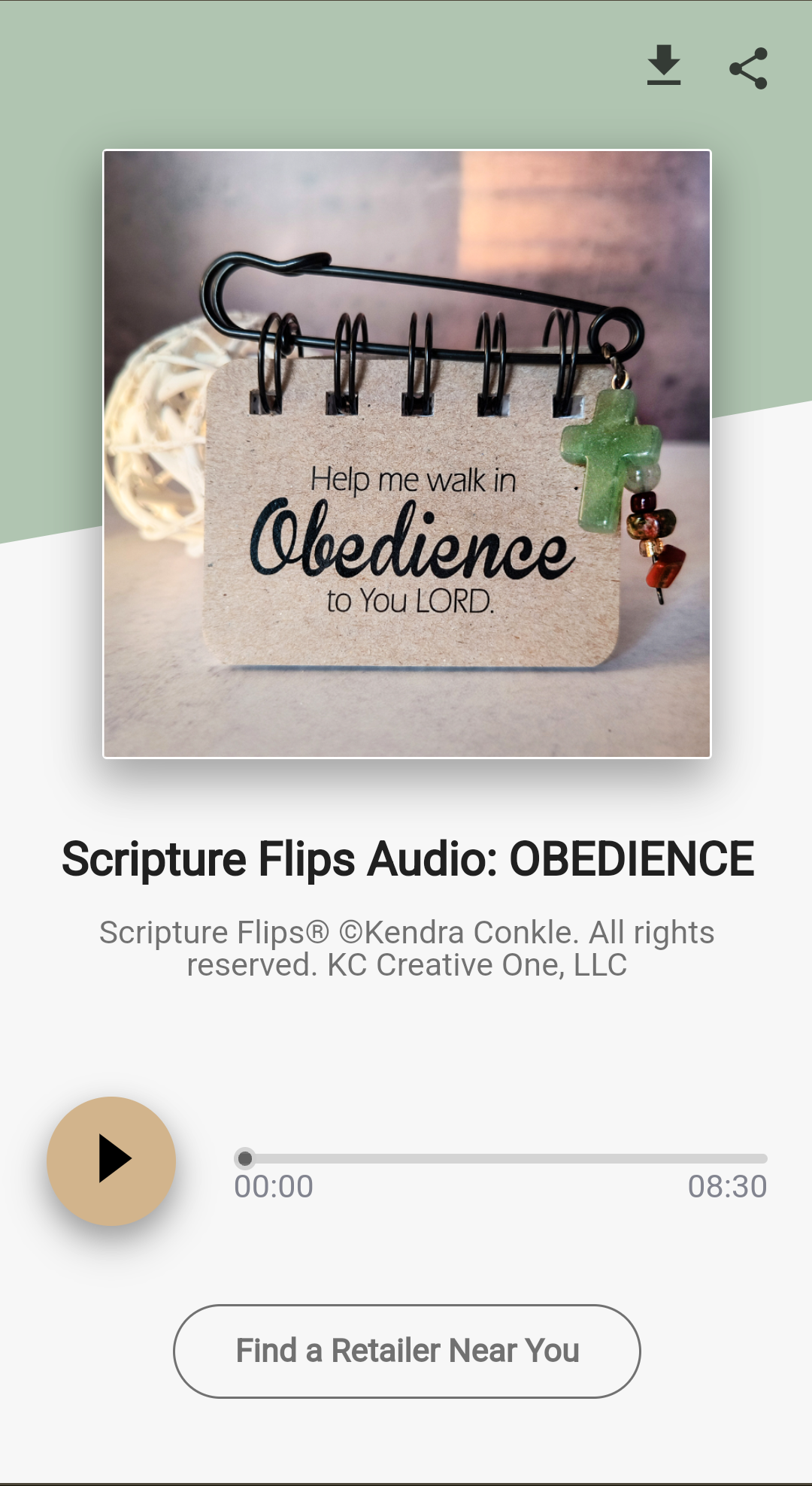 Obedience Scripture Flip