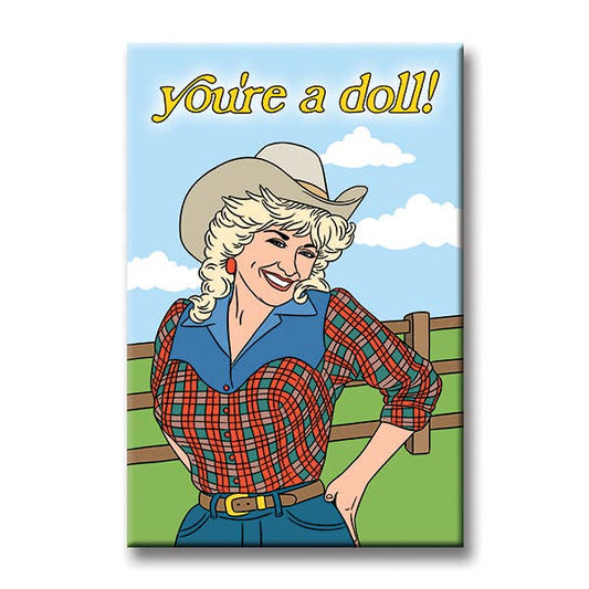 Dolly Cowgirl You’re a Doll Magnet