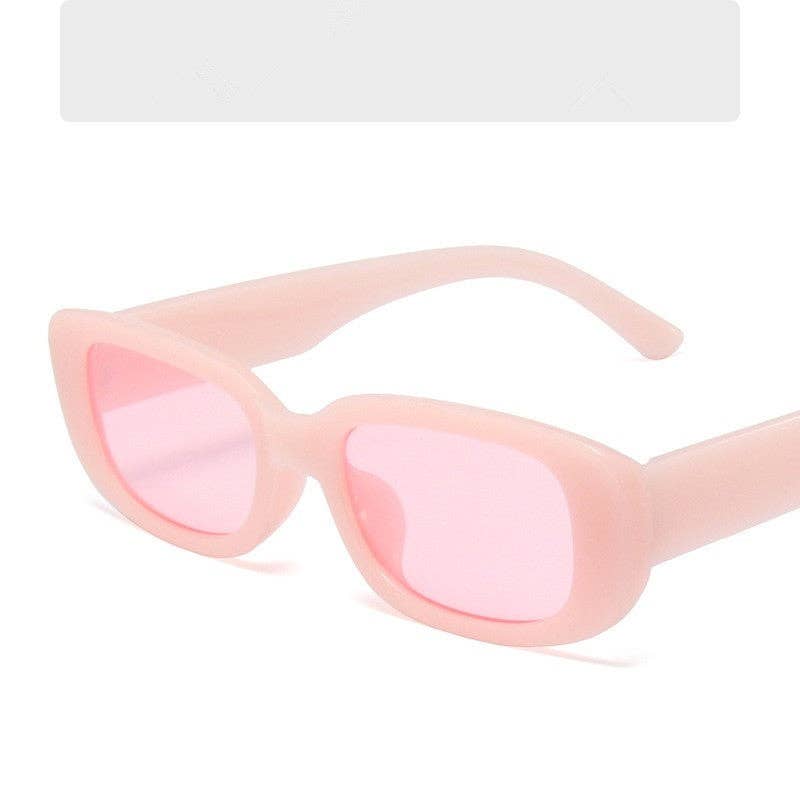 Fashion Sunglasses With Small Frame And Wide Legs