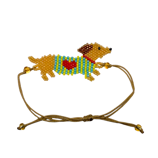 Beaded Dachshund Bracelet