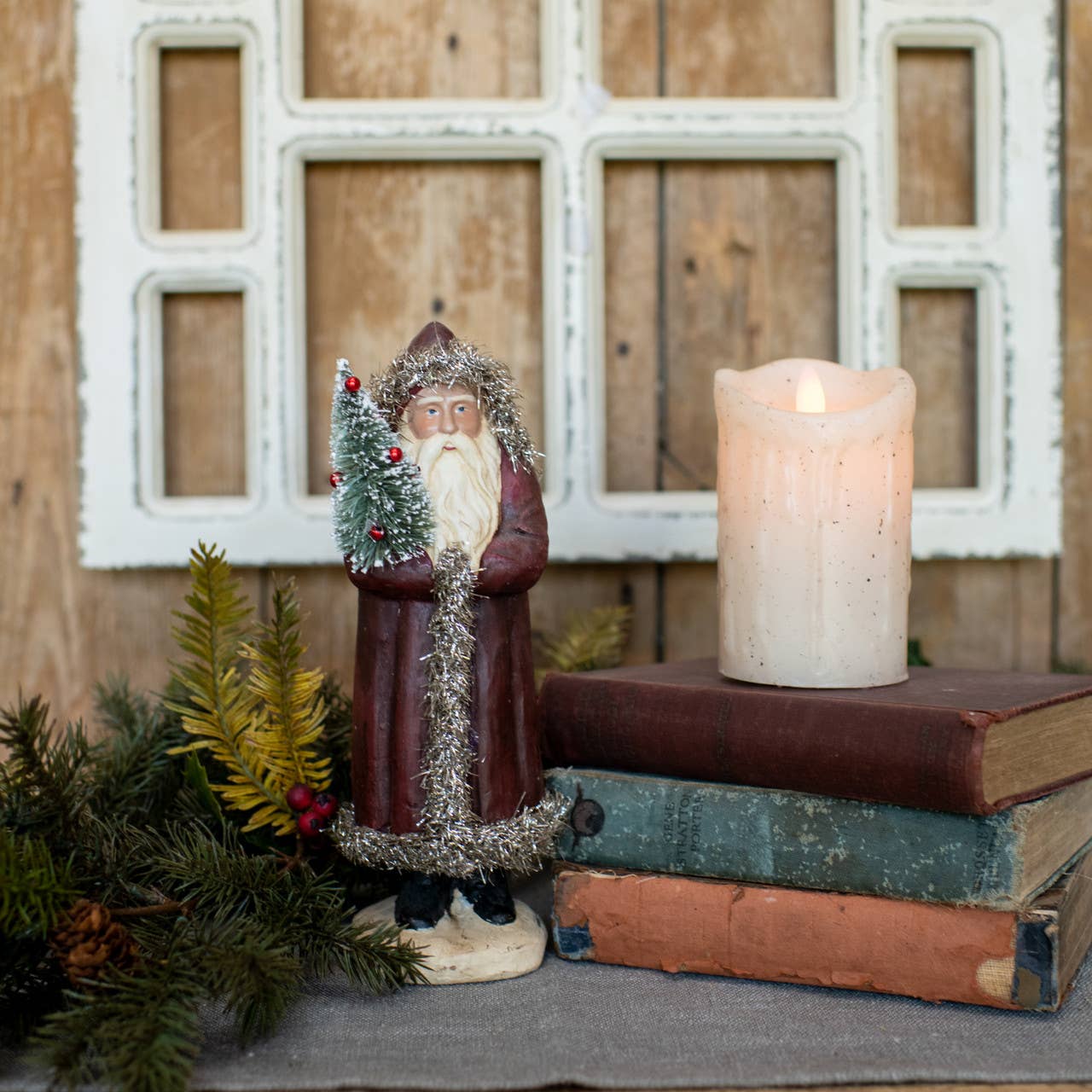 10" VINTAGE RED BELSNICKLE