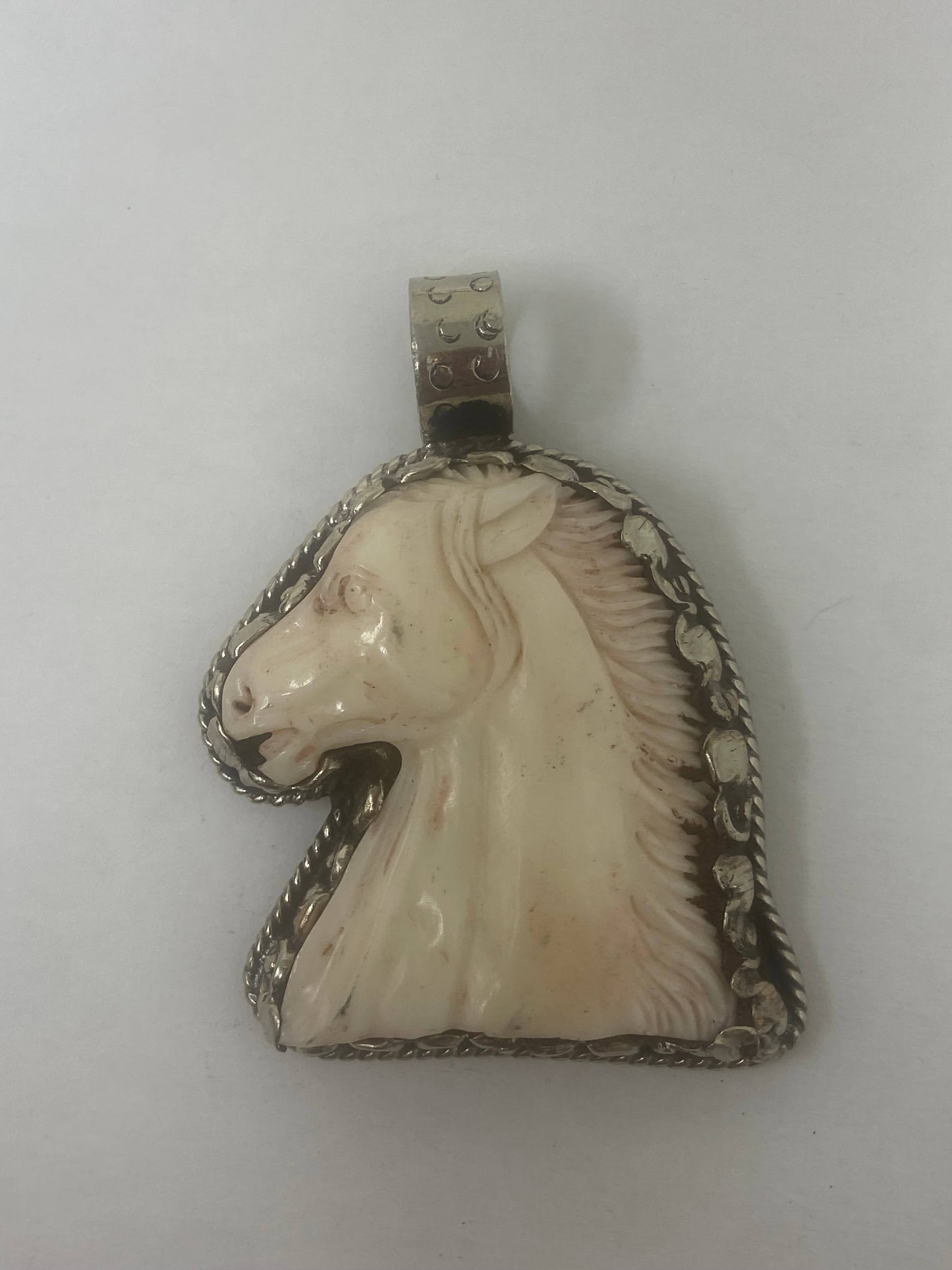 Bone Horse Pendant