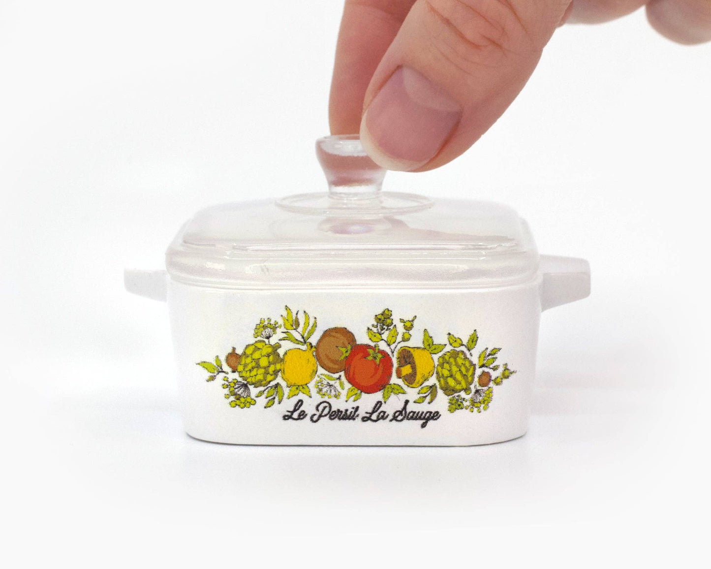 Spice of Life Trinket Box – Corning Ware–Inspired Mini Dish