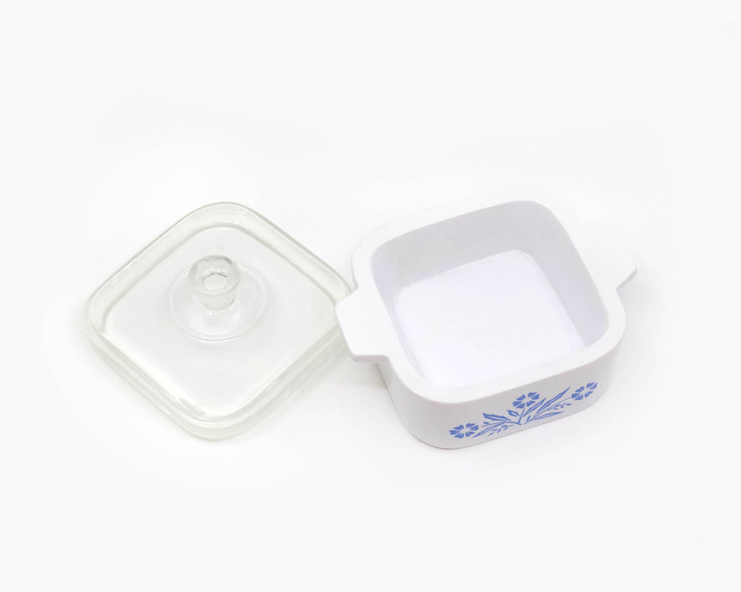 Cornflower Trinket Box – Corning Ware–Inspired Jewelry Dish