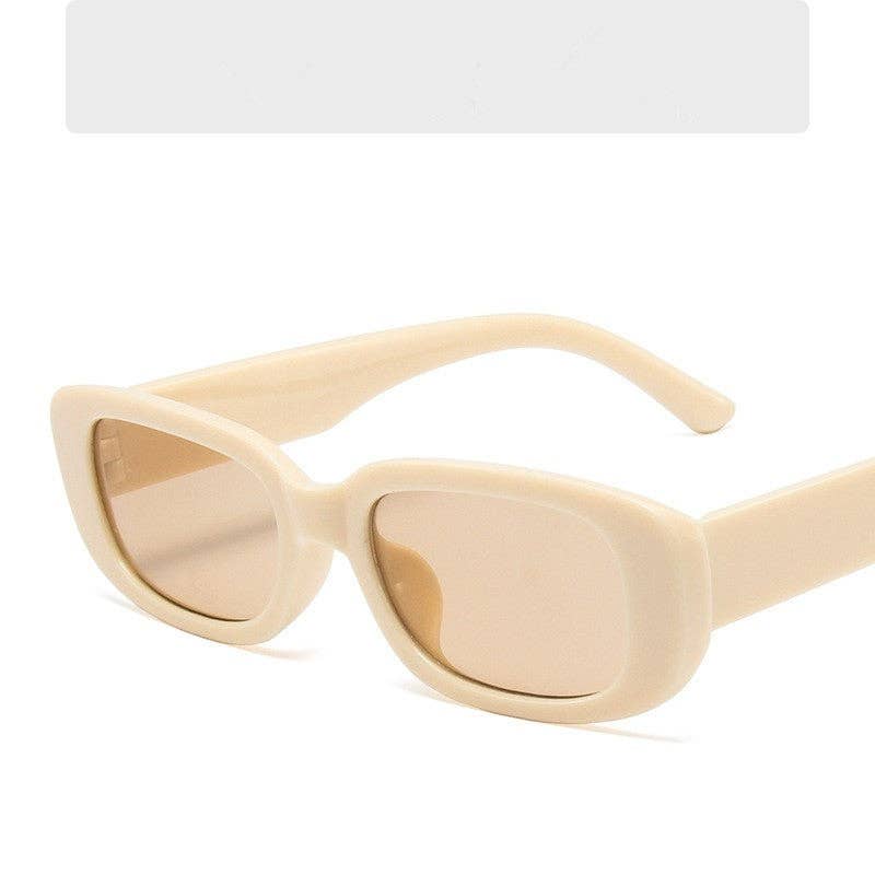 Fashion Sunglasses With Small Frame And Wide Legs
