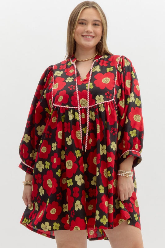 Red Poppy Entro Mini dress