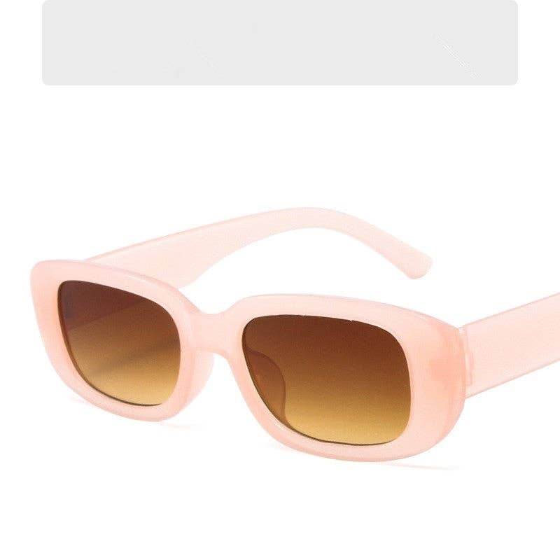 Fashion Sunglasses With Small Frame And Wide Legs