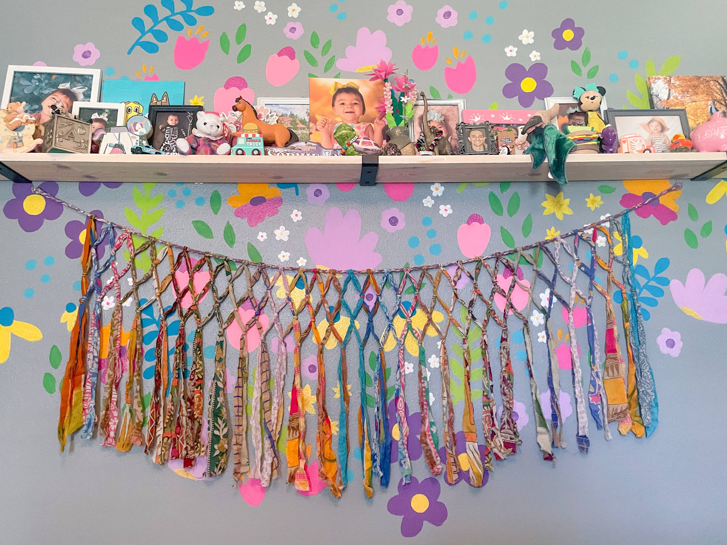 Saree Macrame Banner