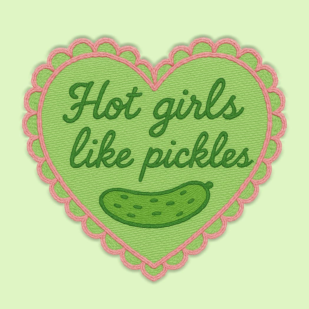 Hot Girls Like Pickles Sticker