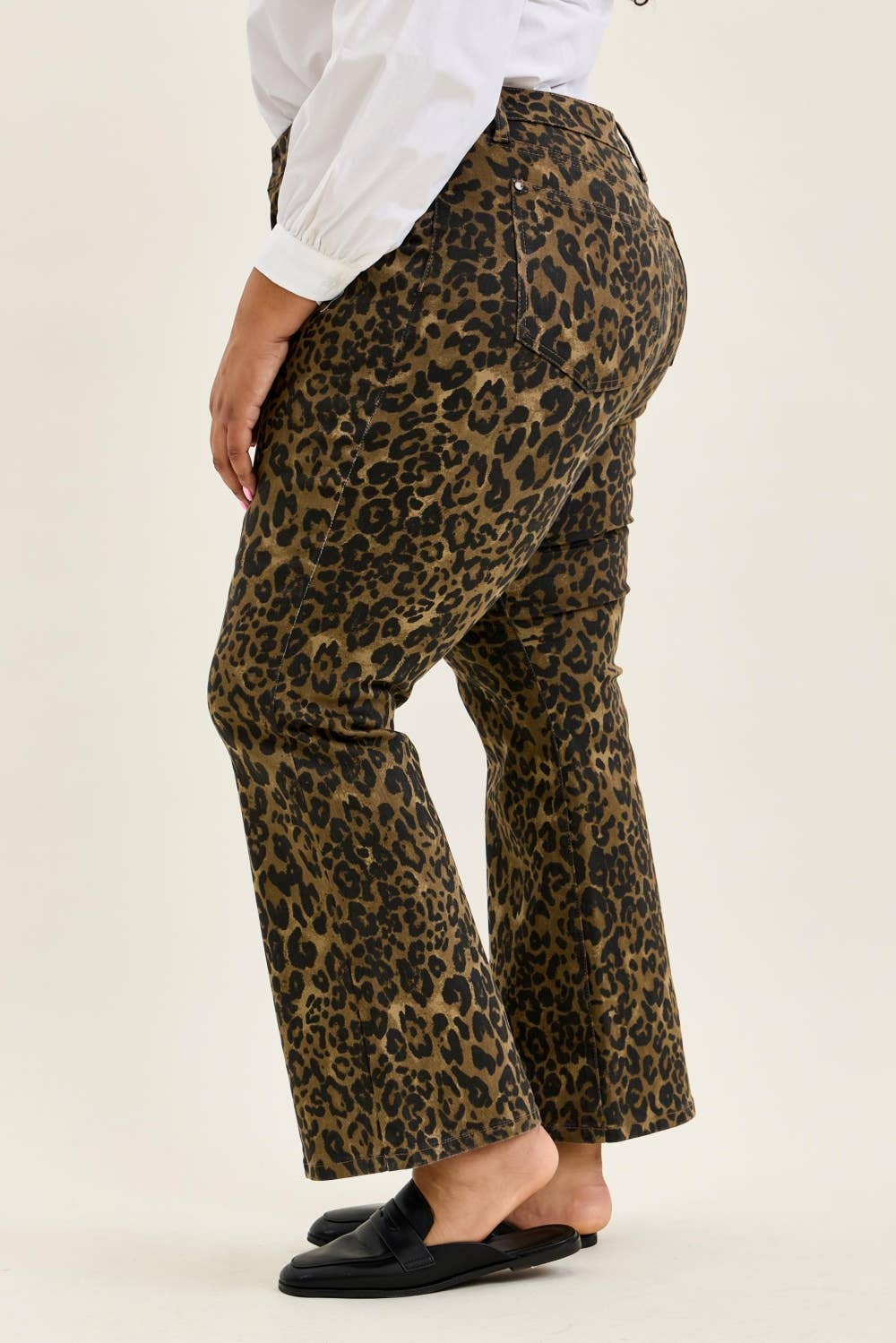 HW Bootcut Leopard Print - PLUS
