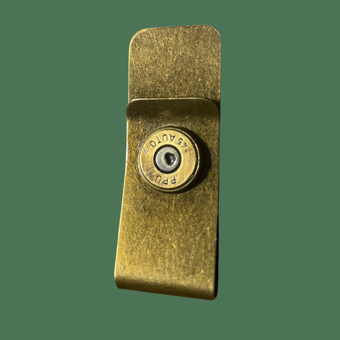 Brass Rifle Money Clip